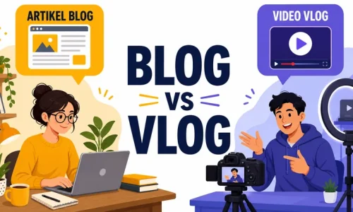 Apa Perbedaan Blog dan Vlog: Format, Skill, dan Monetisasi