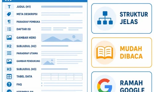 Struktur Blog SEO 2026: Anatomi Artikel Ranking dan Cara Membuatnya