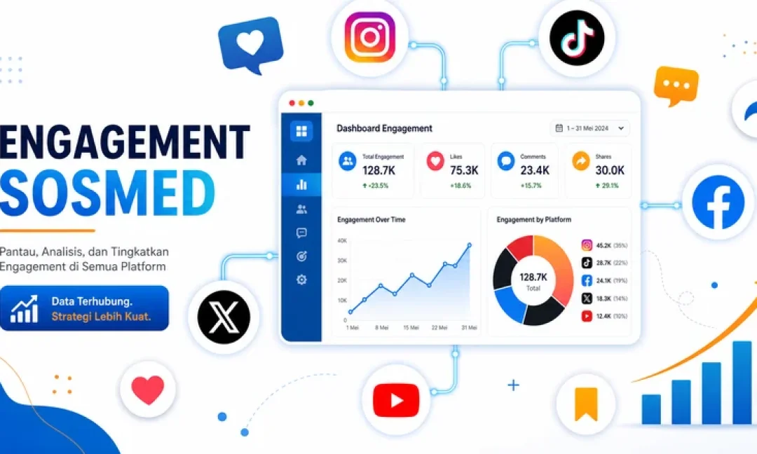 Engagement Sosmed: Rumus, Benchmark, dan Tips Cross-Platform