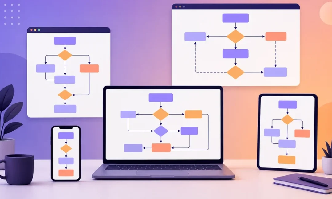 Web untuk membuat flowchart - hero-flowchart-tools