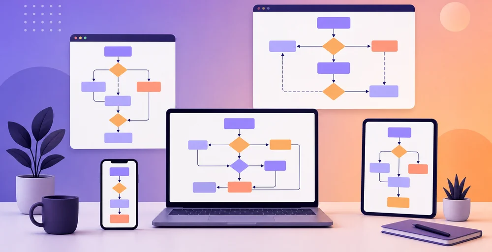 Web untuk membuat flowchart - berbagai tools online untuk diagram alur