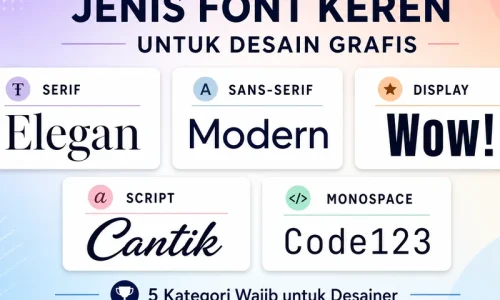 20 Jenis Font Keren untuk Desain Grafis: Panduan Lengkap 2026