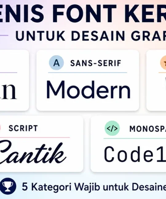 20 Jenis Font Keren untuk Desain Grafis: Panduan Lengkap 2026