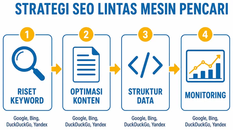 Empat langkah strategi SEO lintas mesin pencari