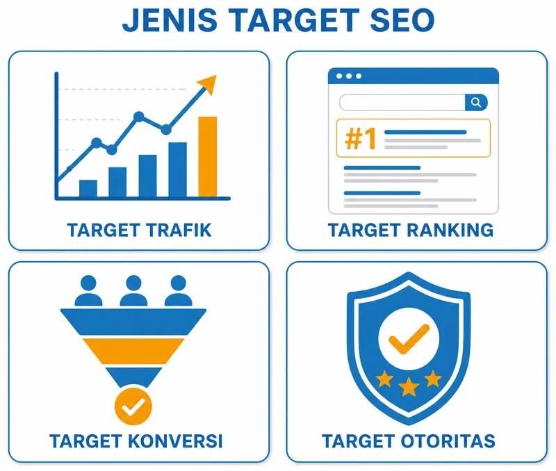 Empat jenis target SEO untuk bisnis