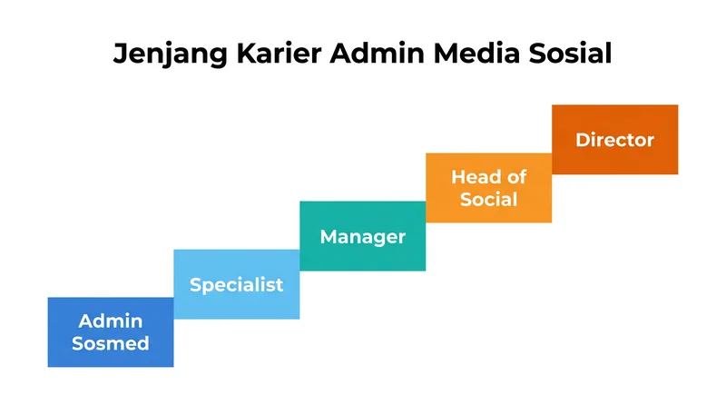 Jenjang karier admin media sosial dari junior sampai director