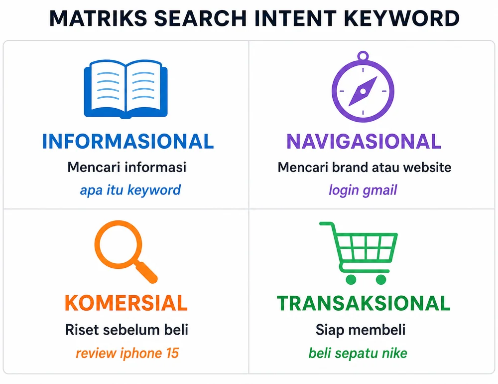Matriks search intent keyword