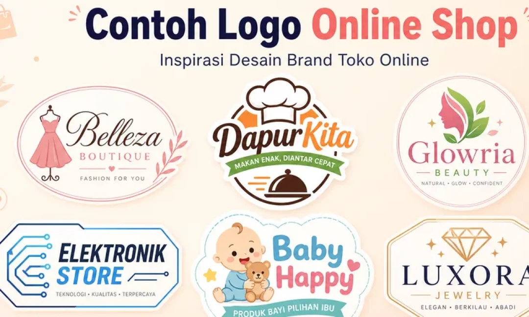7 Contoh Logo Online Shop dari Berbagai Kategori Produk