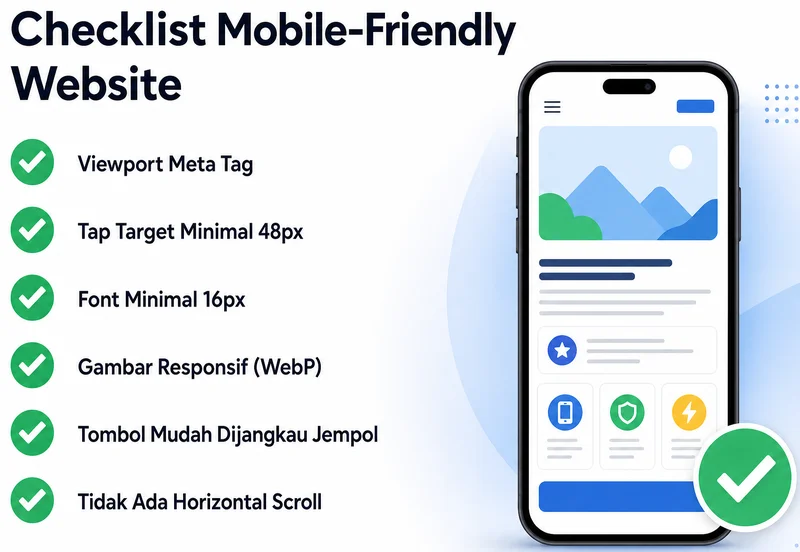 Checklist mobile-friendly website 2026