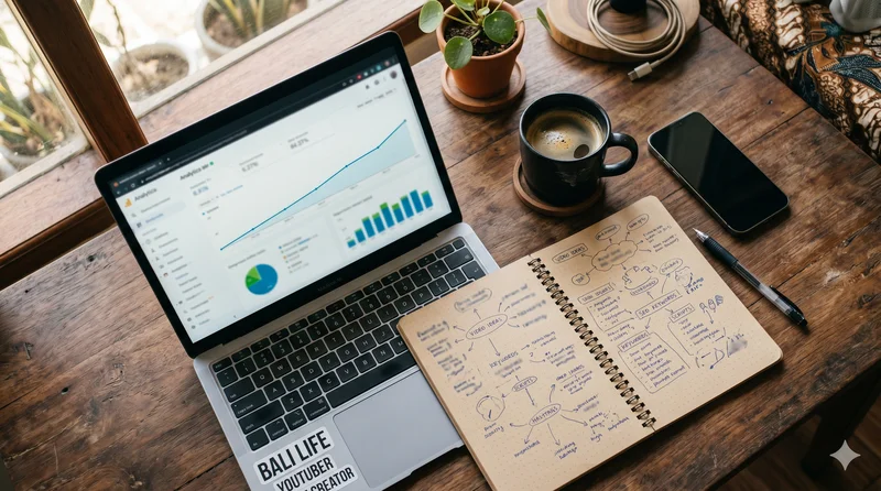 Strategi SEO blog: analytics dashboard dan keyword research