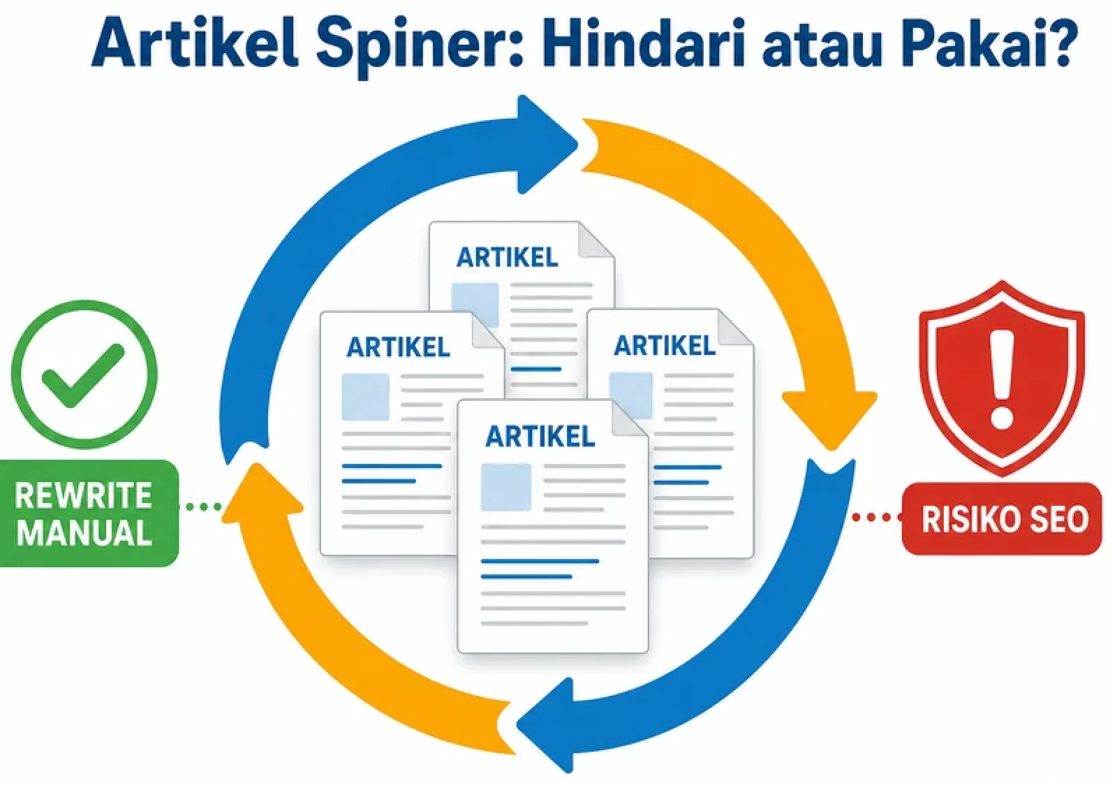 Artikel spiner: hindari atau pakai untuk SEO?