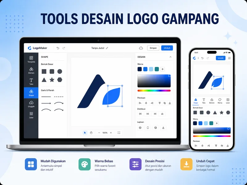 tools logo gampang online dan HP