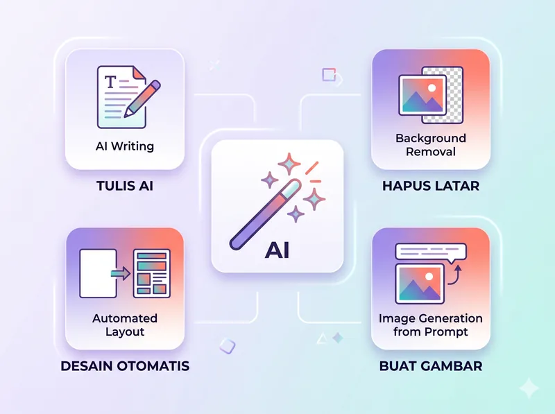 Fitur AI Canva Magic Studio: tulis AI, hapus latar, desain otomatis, dan buat gambar